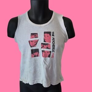Vintage 80s Psychedelic Furs White Tank Top S/M